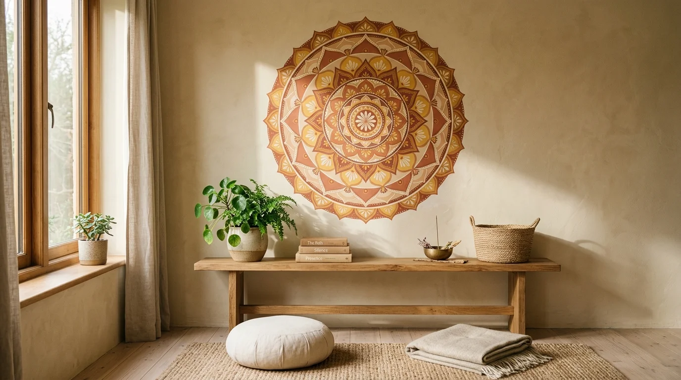 Beautiful Mandala Decor Ideas for Spiritual Wall Art and Accents inspiration image 2