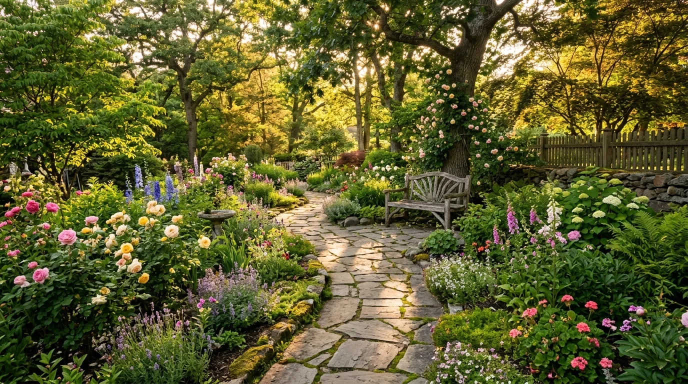 Beautiful Outdoor Garden Decor Ideas for Backyard Charm inspiration image 1