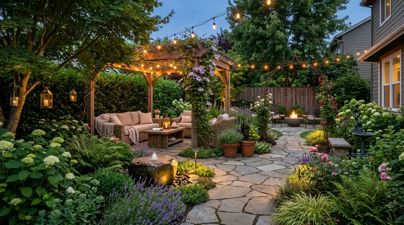 Beautiful Outdoor Garden Decor Ideas for Backyard Charm inspiration image 14