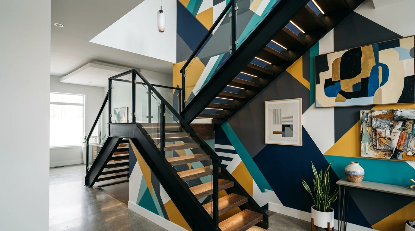 Beautiful Staircase Decor Ideas for Stylish Home Design inspiration image 11