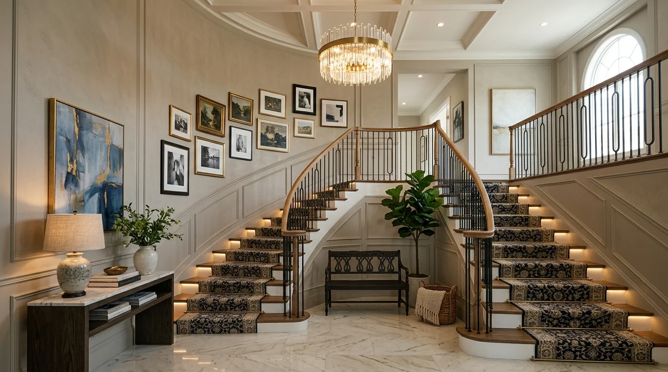 Beautiful Staircase Decor Ideas for Stylish Home Design inspiration image 13