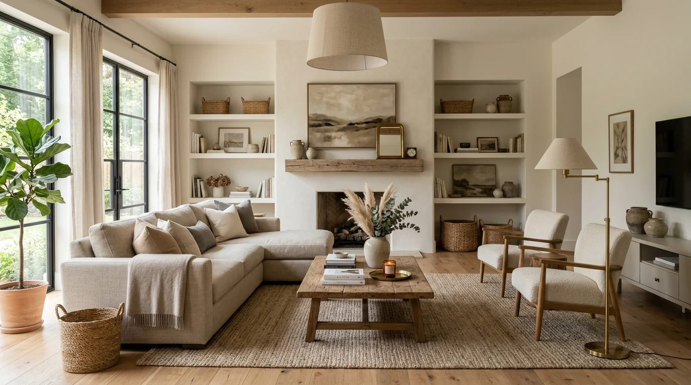 Calm Neutral Living Room Ideas for Timeless Comfort inspiration image 14