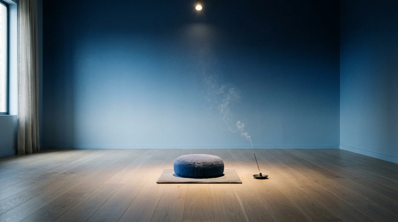 Calming Blue Meditation Space Ideas for Tranquility and Peace inspiration image 10