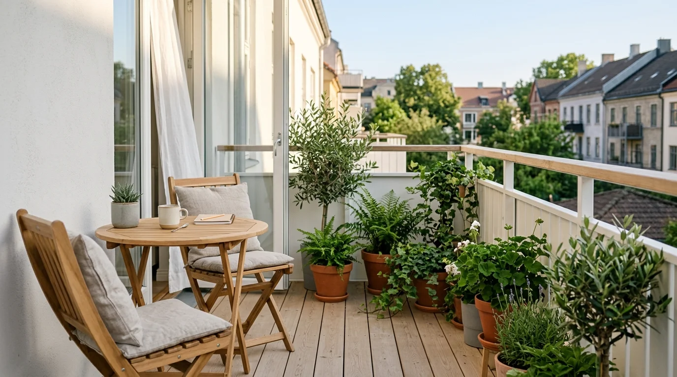 Charming Balcony Ideas for a Cozy Urban Outdoor Nook inspiration image 2