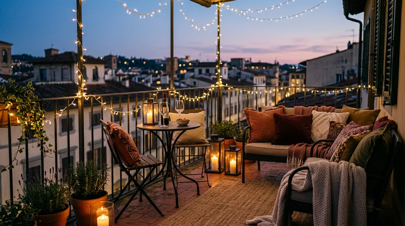 Charming Balcony Ideas for a Cozy Urban Outdoor Nook inspiration image 7