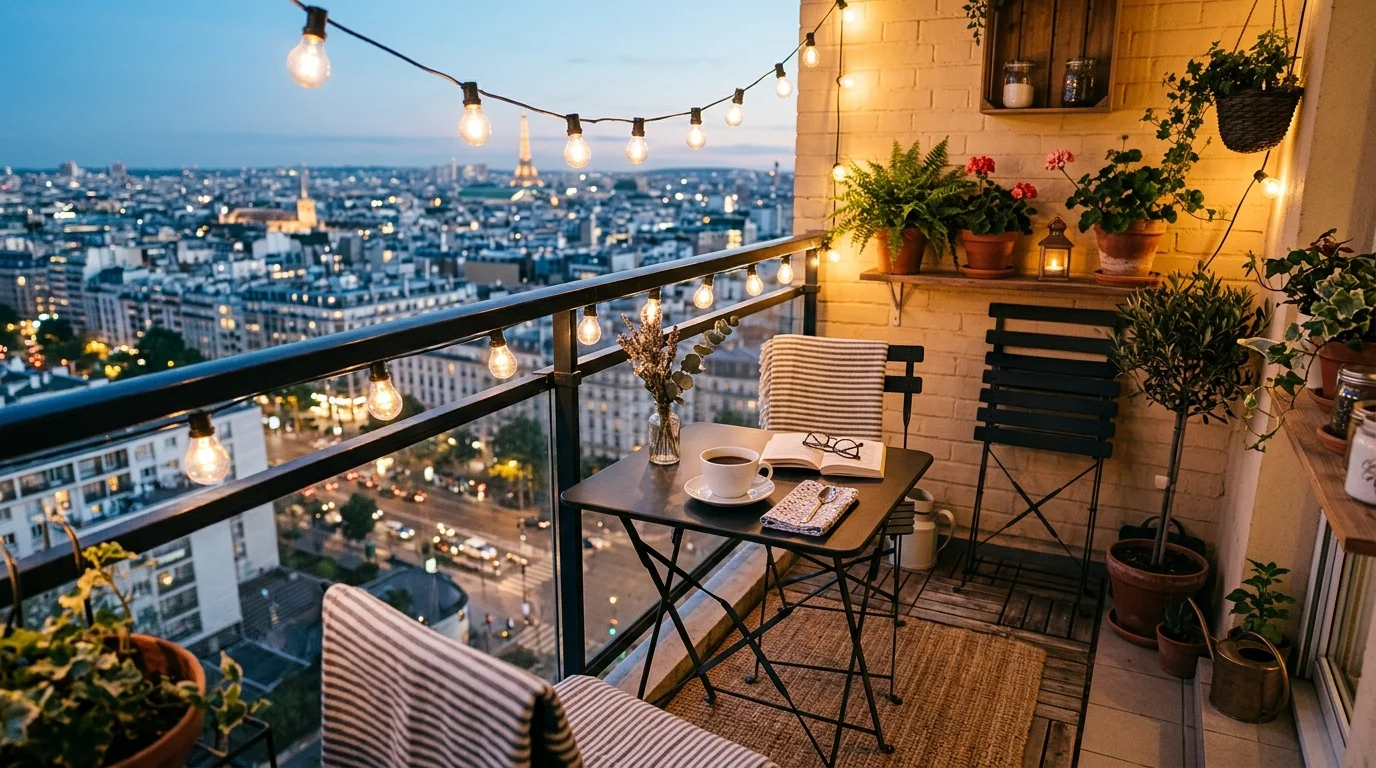 Charming Balcony Ideas for a Cozy Urban Outdoor Nook inspiration image 9