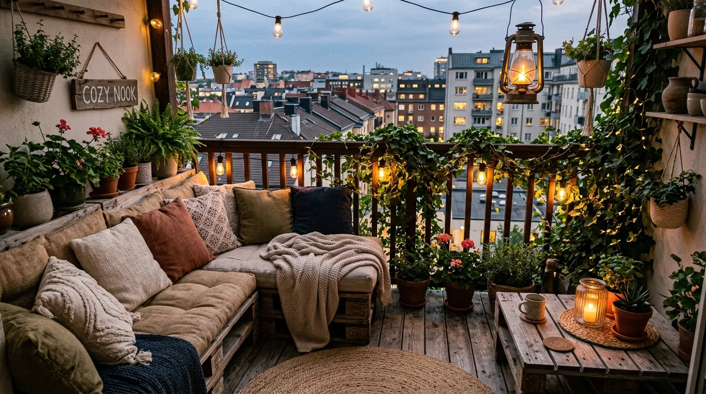 Charming Balcony Ideas for a Cozy Urban Outdoor Nook inspiration image 12