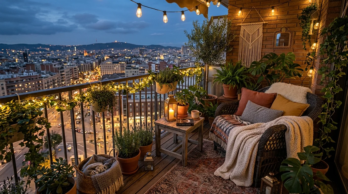 Charming Balcony Ideas for a Cozy Urban Outdoor Nook inspiration image 14