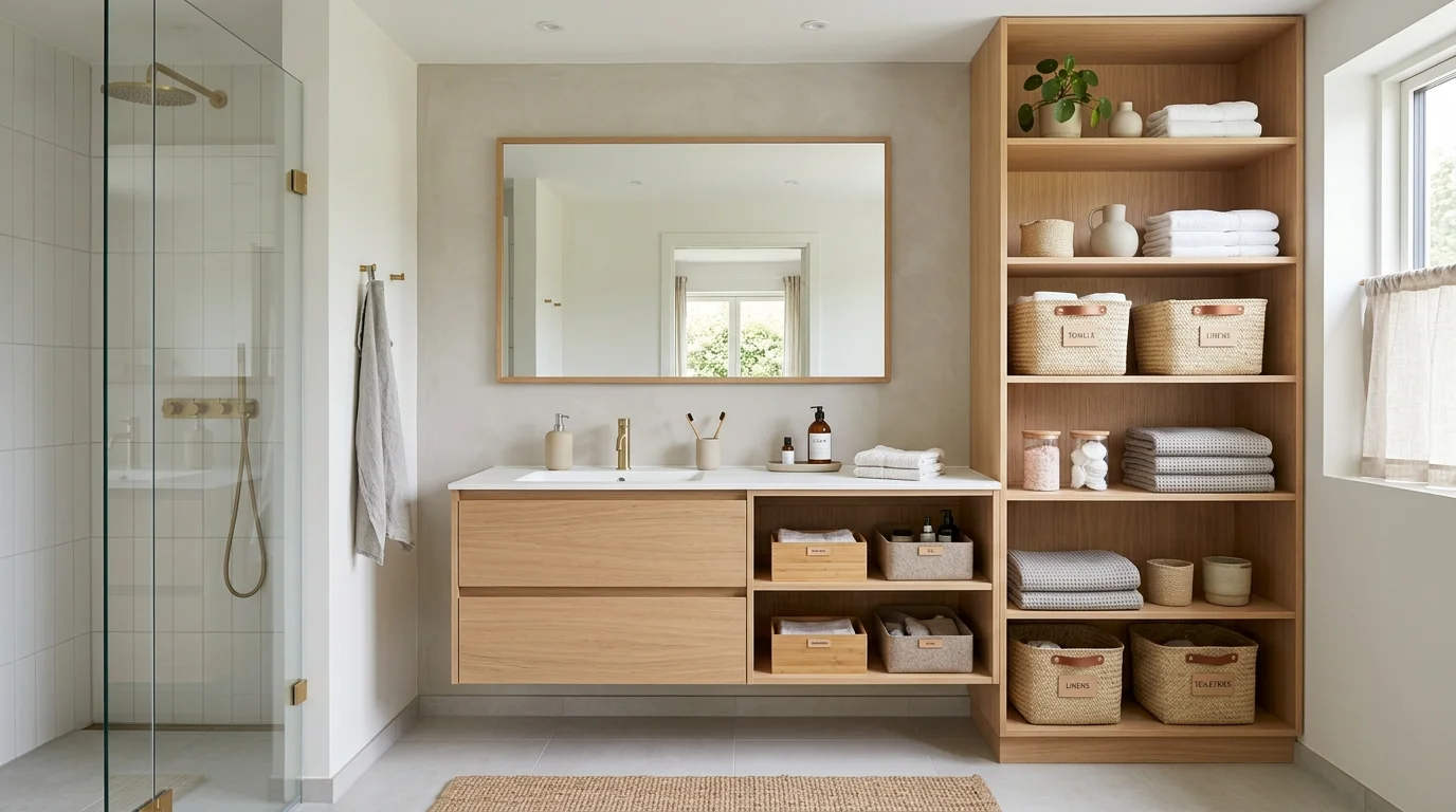 Chic Bathroom Storage Ideas for a Neat and Stylish Space inspiration image 5