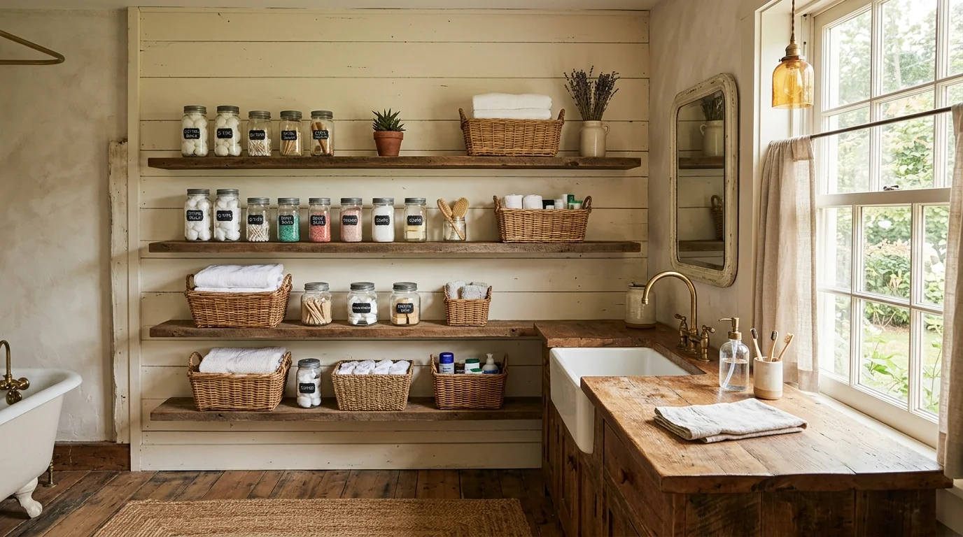 Chic Bathroom Storage Ideas for a Neat and Stylish Space inspiration image 9