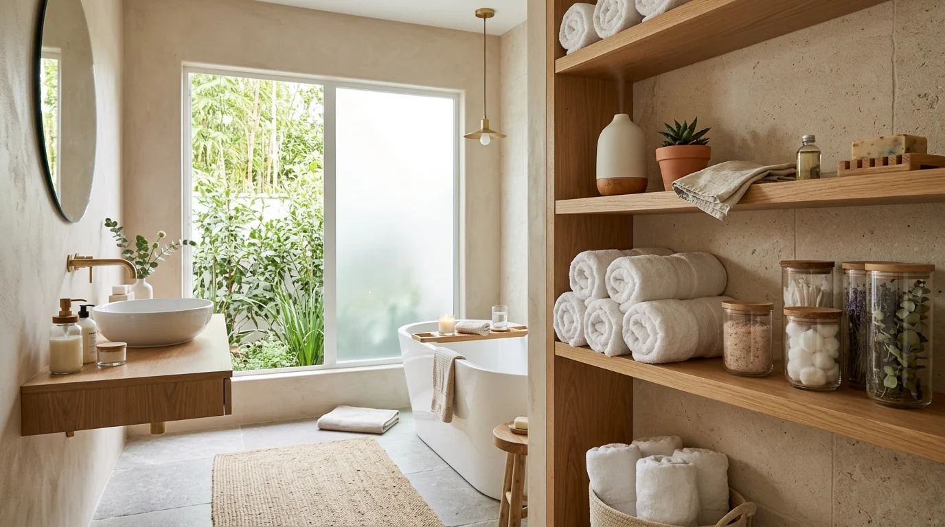 Chic Bathroom Storage Ideas for a Neat and Stylish Space inspiration image 12