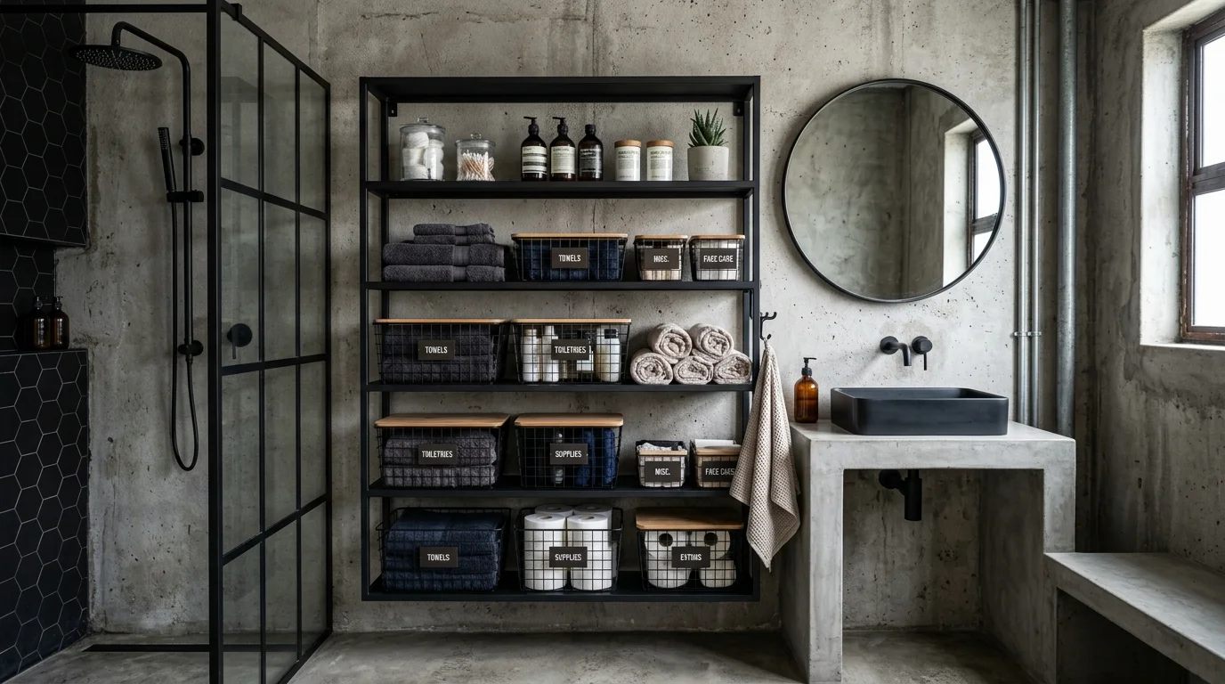 Chic Bathroom Storage Ideas for a Neat and Stylish Space inspiration image 13