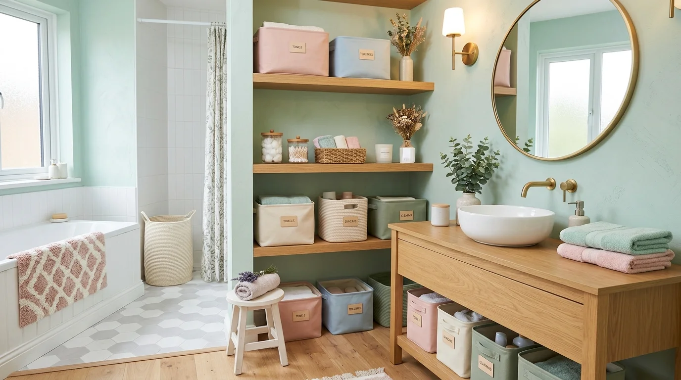 Chic Bathroom Storage Ideas for a Neat and Stylish Space inspiration image 14