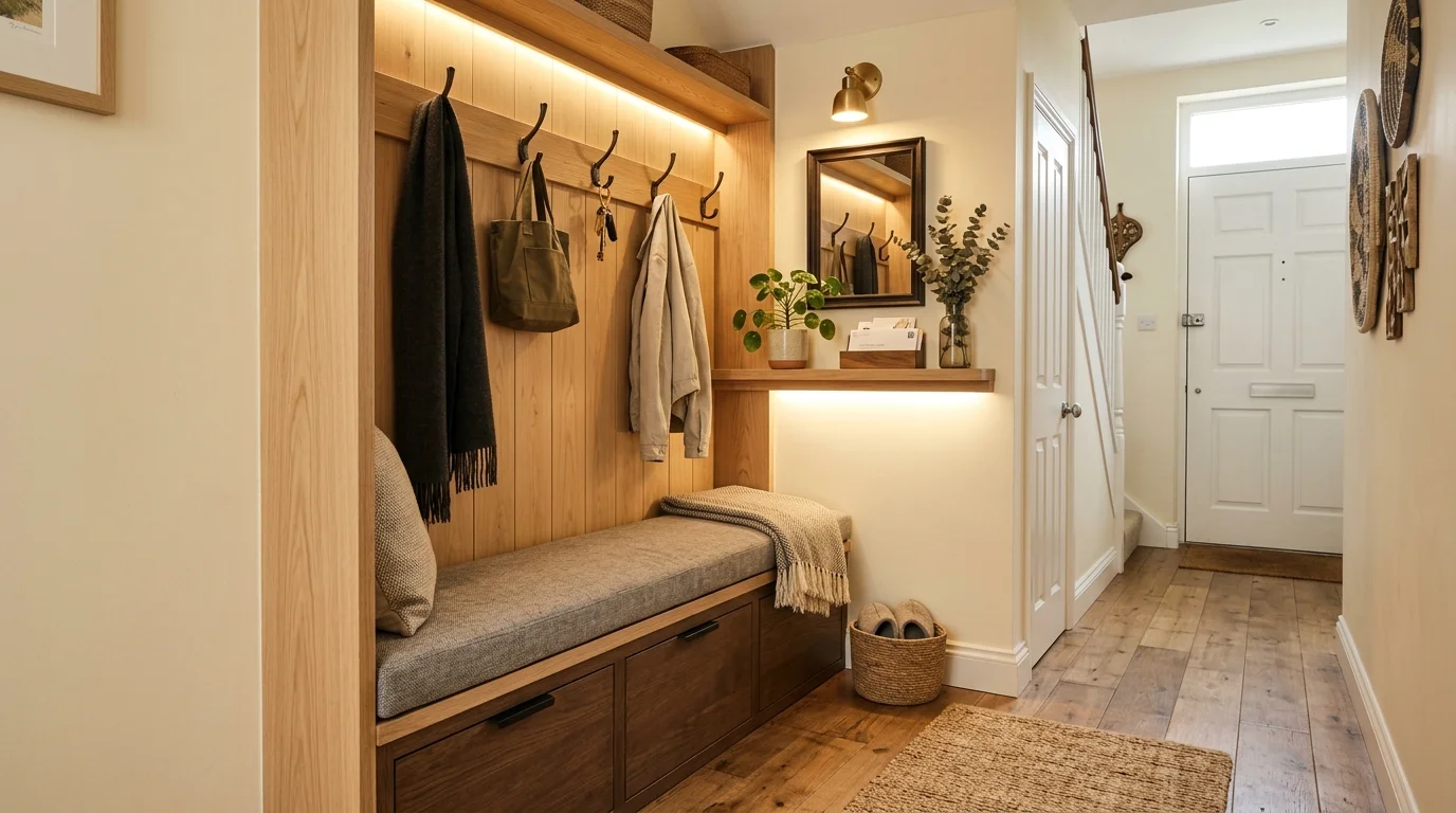 Clever Mini Mudroom Entryway Ideas for Tiny Entry Spaces inspiration image 3