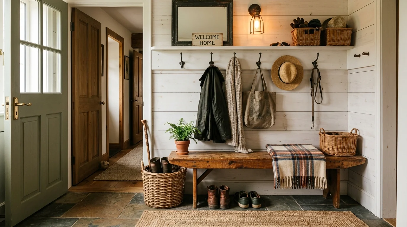 Clever Mini Mudroom Entryway Ideas for Tiny Entry Spaces inspiration image 7