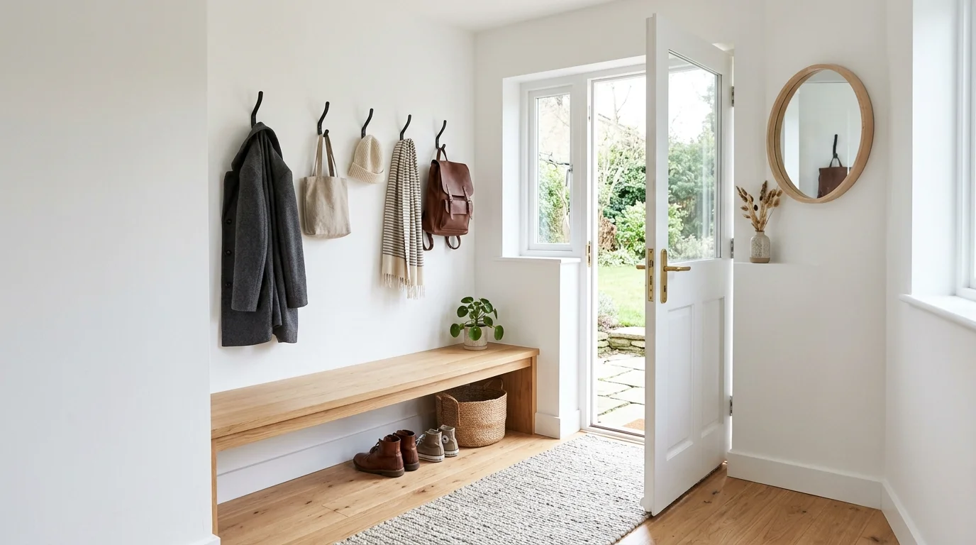 Clever Mini Mudroom Entryway Ideas for Tiny Entry Spaces inspiration image 9
