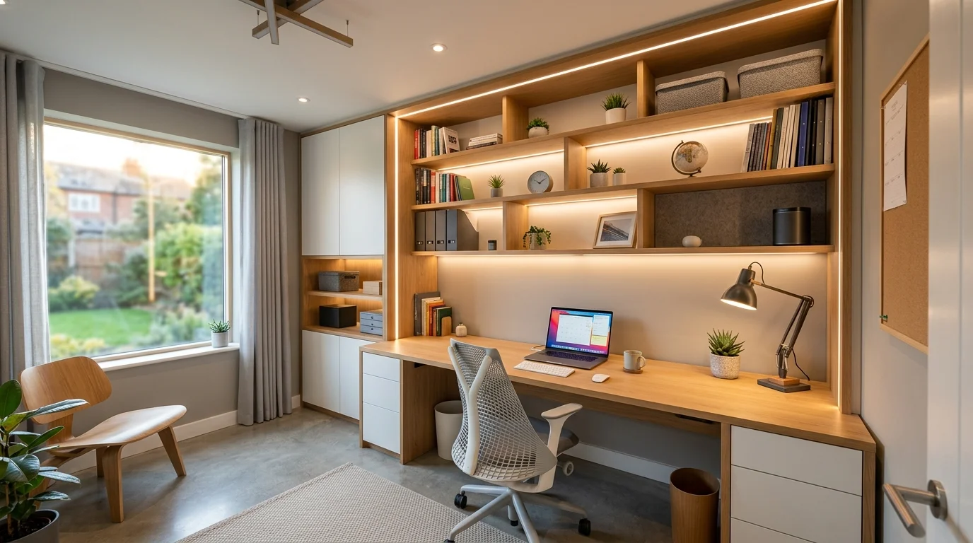 Clever Small Office Ideas for a Productive and Stylish Workspace inspiration image 12