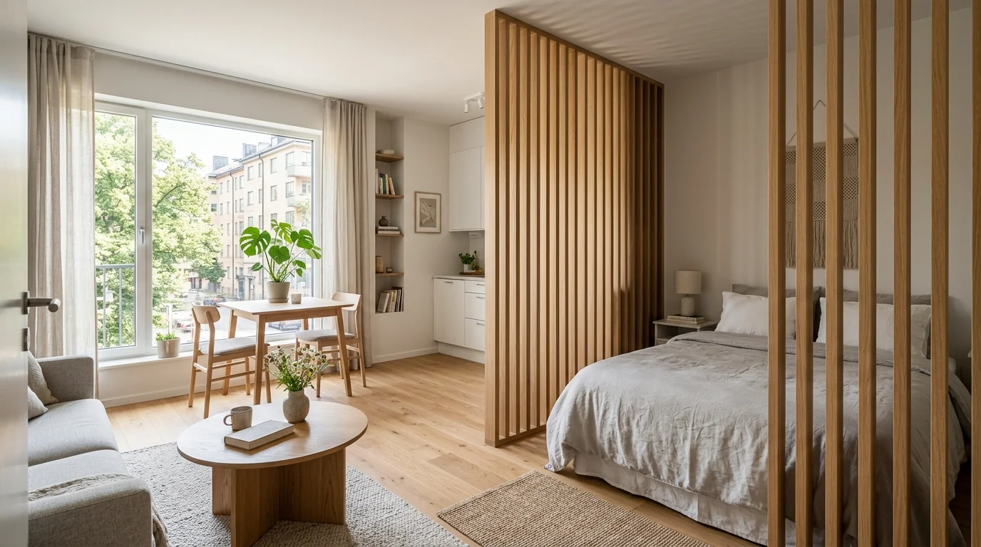 Clever Small Room Divider Ideas to Create Zones in One Space inspiration image 1