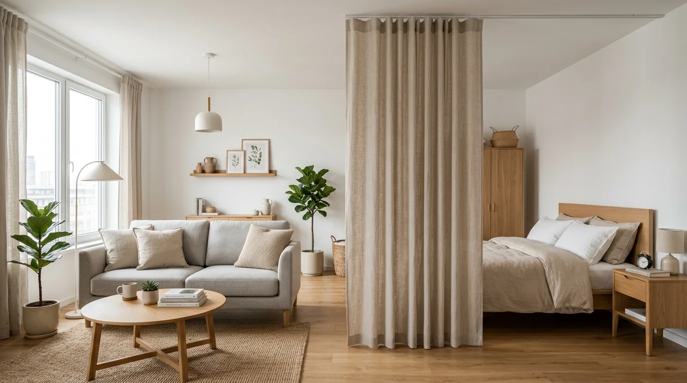 Clever Small Room Divider Ideas to Create Zones in One Space inspiration image 8