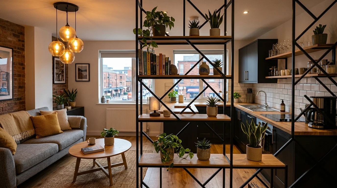 Clever Small Room Divider Ideas to Create Zones in One Space inspiration image 10