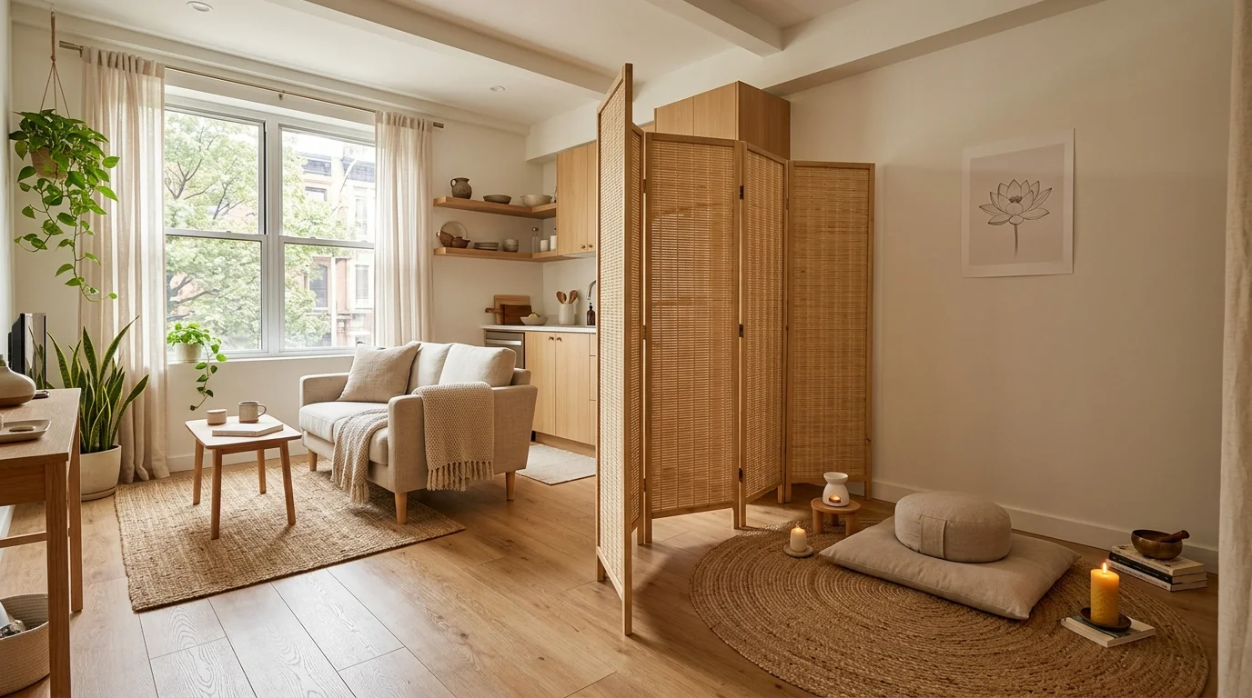 Clever Small Room Divider Ideas to Create Zones in One Space inspiration image 11