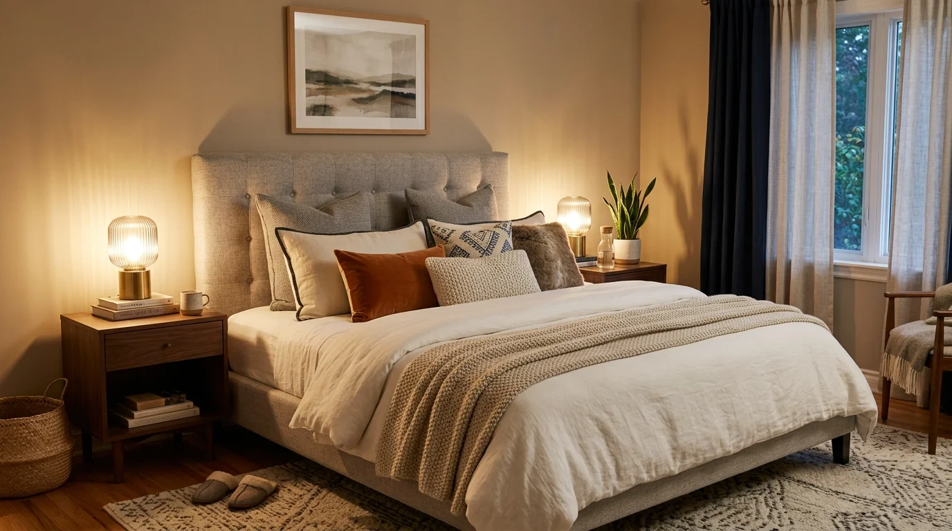 Cozy Bed Styling Ideas for a Luxurious Sleep Experience inspiration image 10