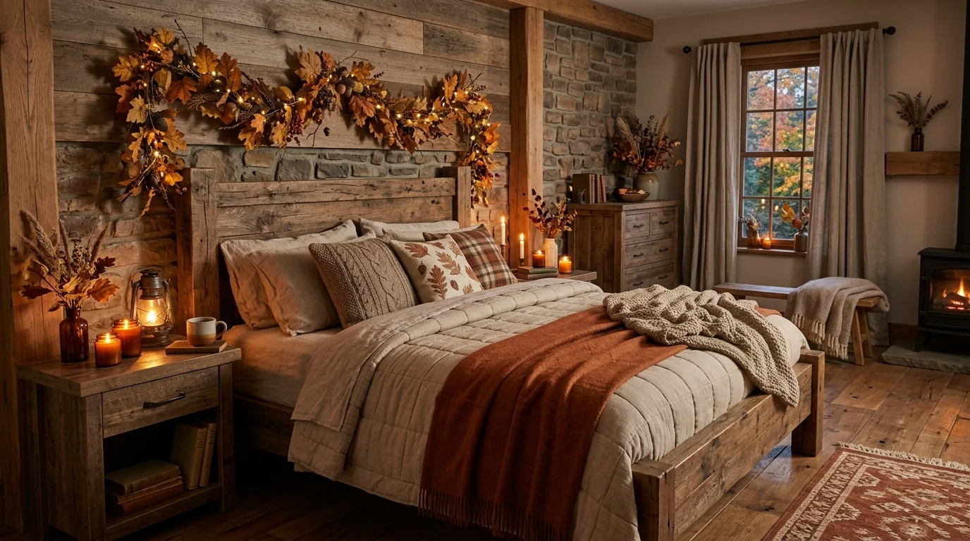 Cozy Fall Bedroom Decor Ideas for a Warm Autumn Retreat inspiration image 2