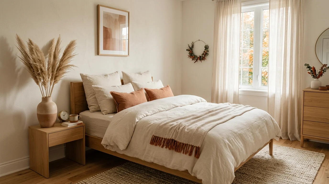 Cozy Fall Bedroom Decor Ideas for a Warm Autumn Retreat inspiration image 3