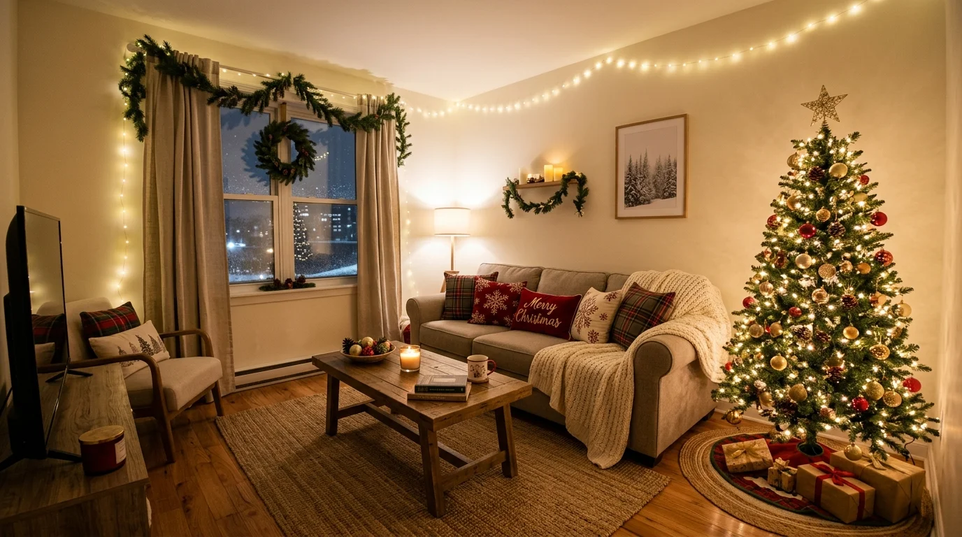 Creative Small Apartment Christmas Decor Ideas for Festive Cheer inspiration image 1