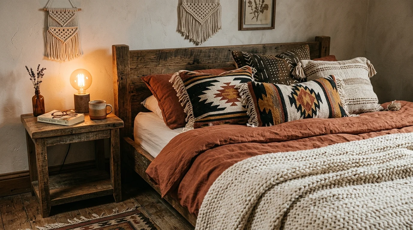 Dreamy Boho Bedroom Ideas for a Cozy Free-Spirited Sleep Space inspiration image 6
