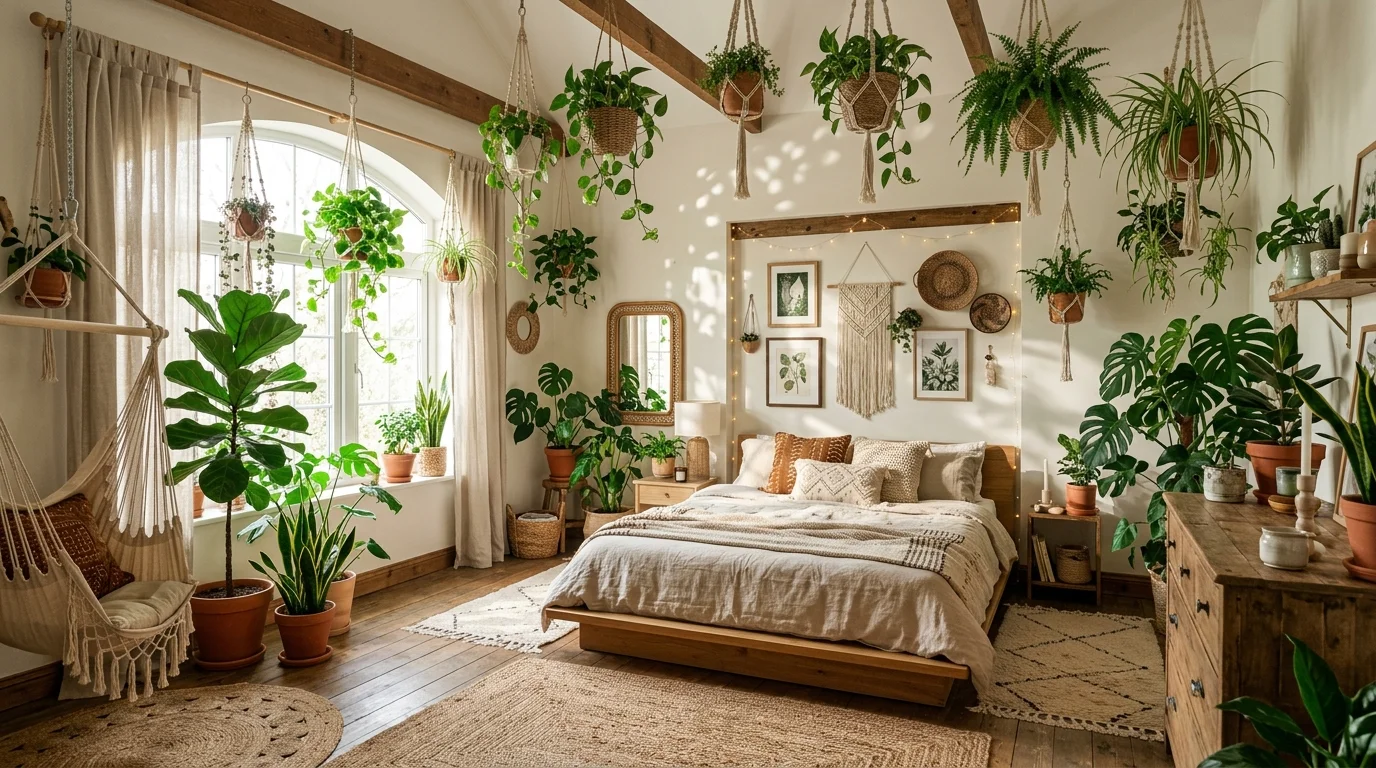 Dreamy Boho Bedroom Ideas for a Cozy Free-Spirited Sleep Space inspiration image 7