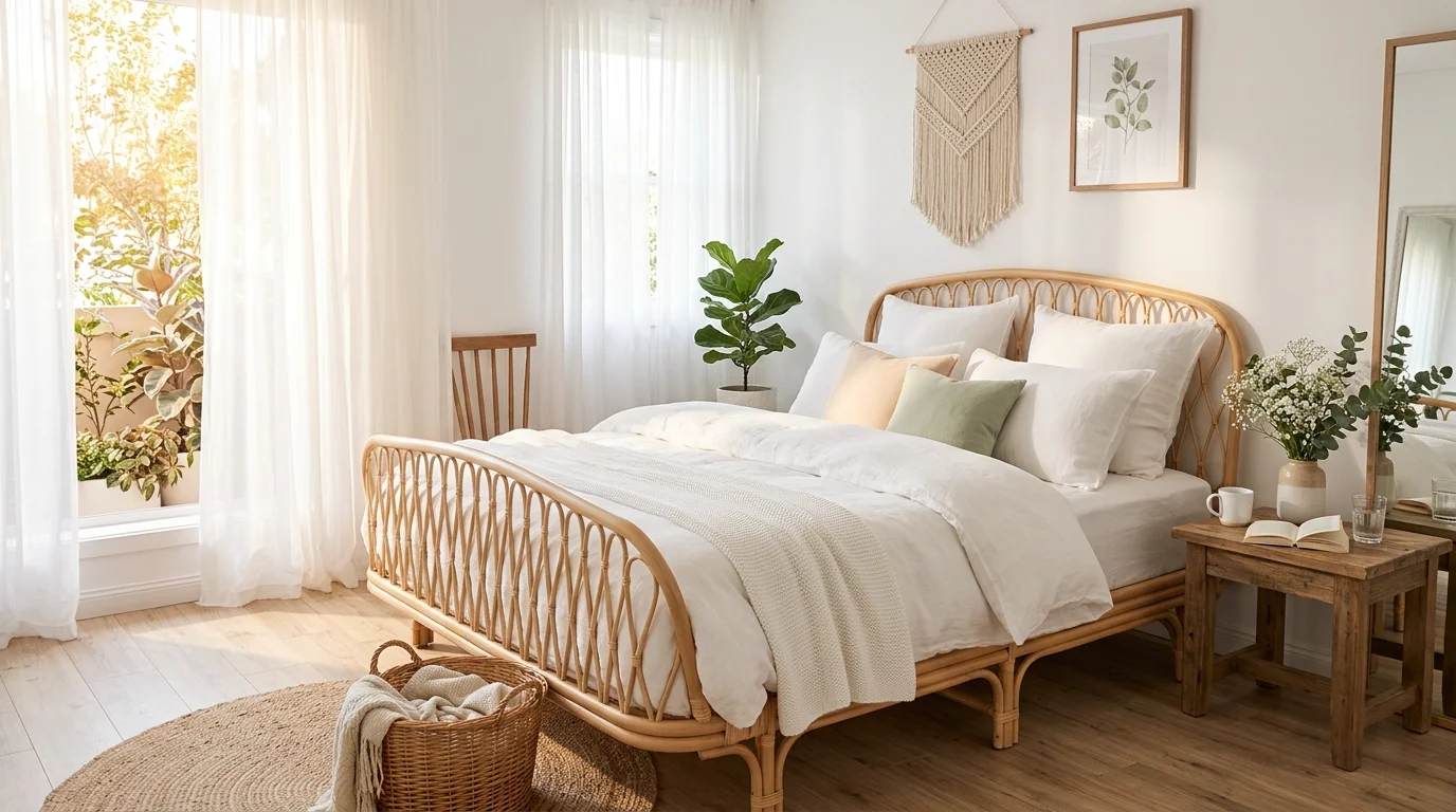 Dreamy Boho Bedroom Ideas for a Cozy Free-Spirited Sleep Space inspiration image 9