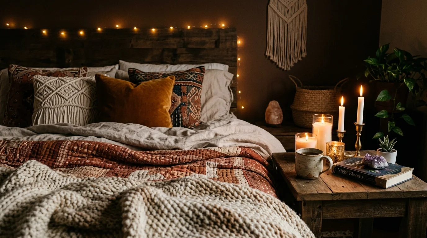 Dreamy Boho Bedroom Ideas for a Cozy Free-Spirited Sleep Space inspiration image 10