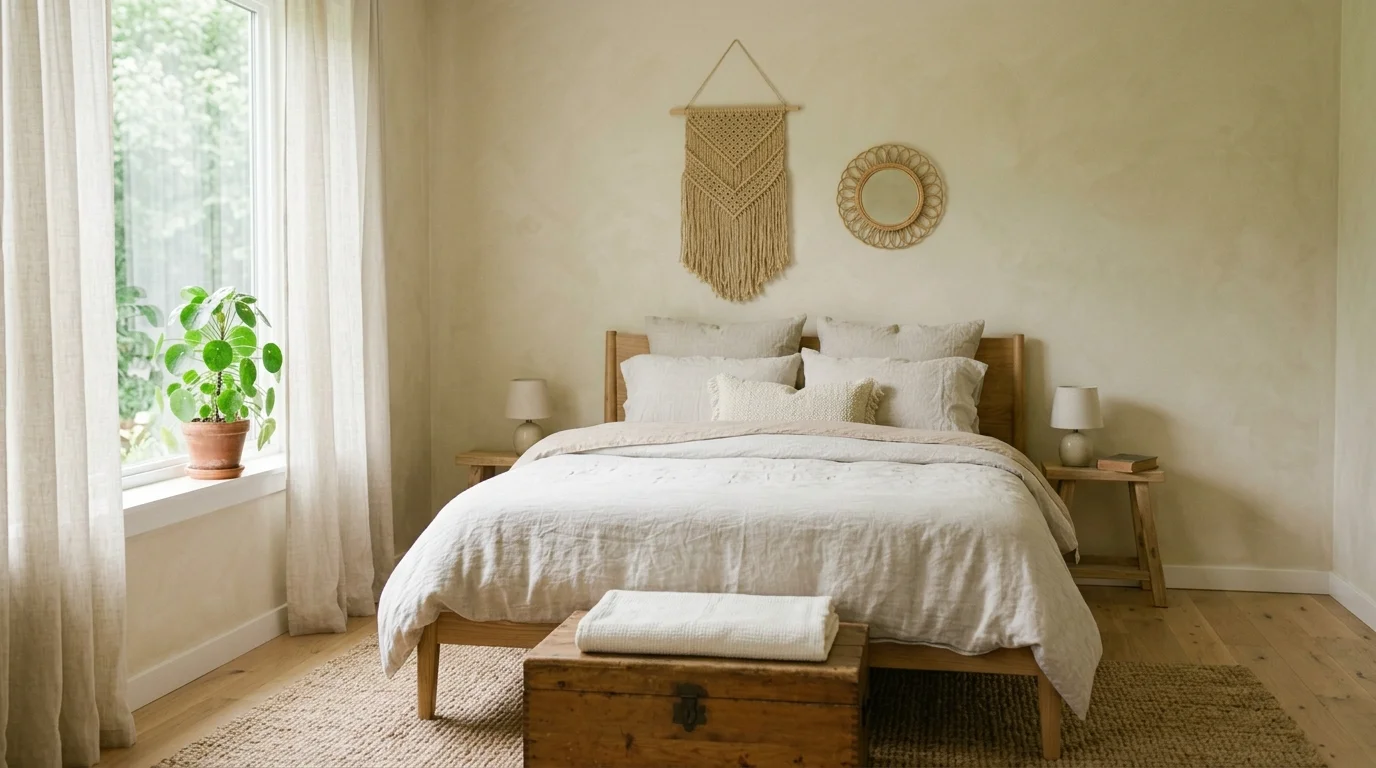 Dreamy Boho Bedroom Ideas for a Cozy Free-Spirited Sleep Space inspiration image 12