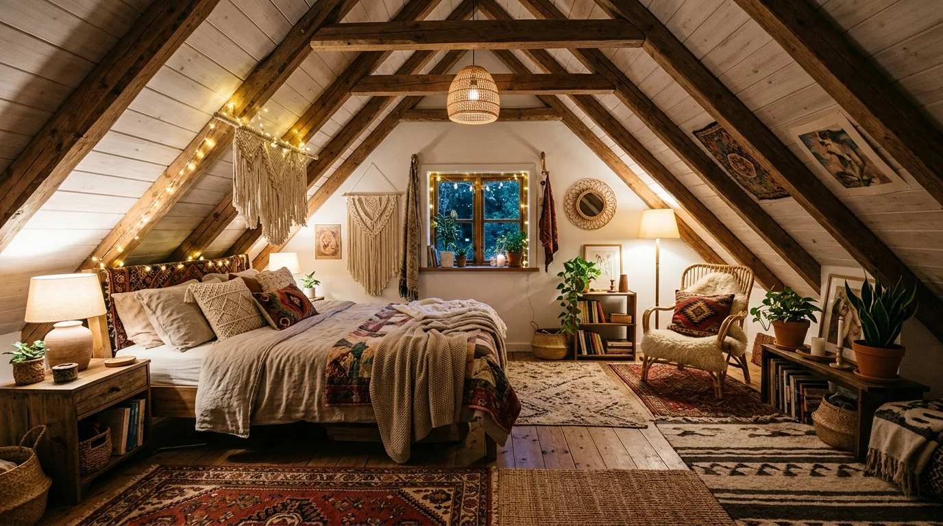 Dreamy Boho Bedroom Ideas for a Cozy Free-Spirited Sleep Space inspiration image 13