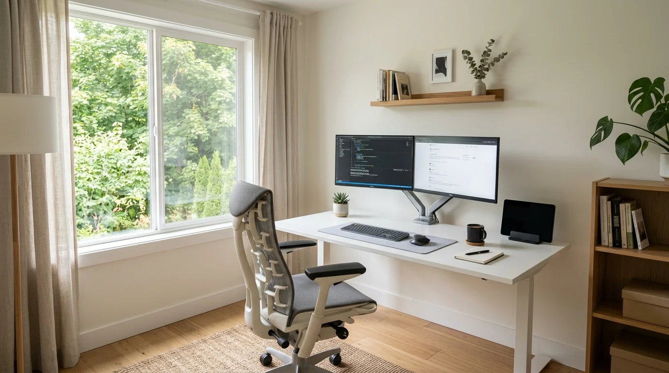 Efficient Home Office Setup Ideas for Working from Home Comfort inspiration image 1
