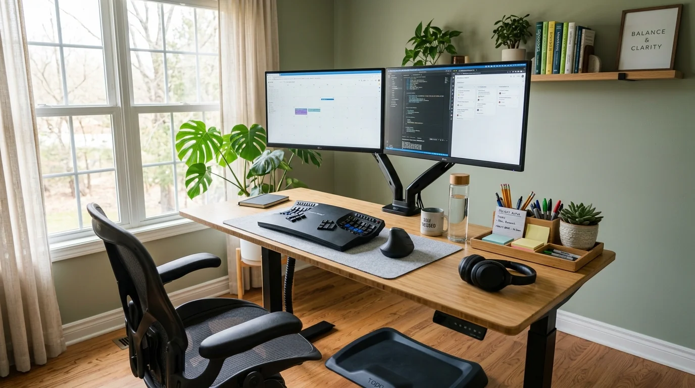 Efficient Home Office Setup Ideas for Working from Home Comfort inspiration image 5