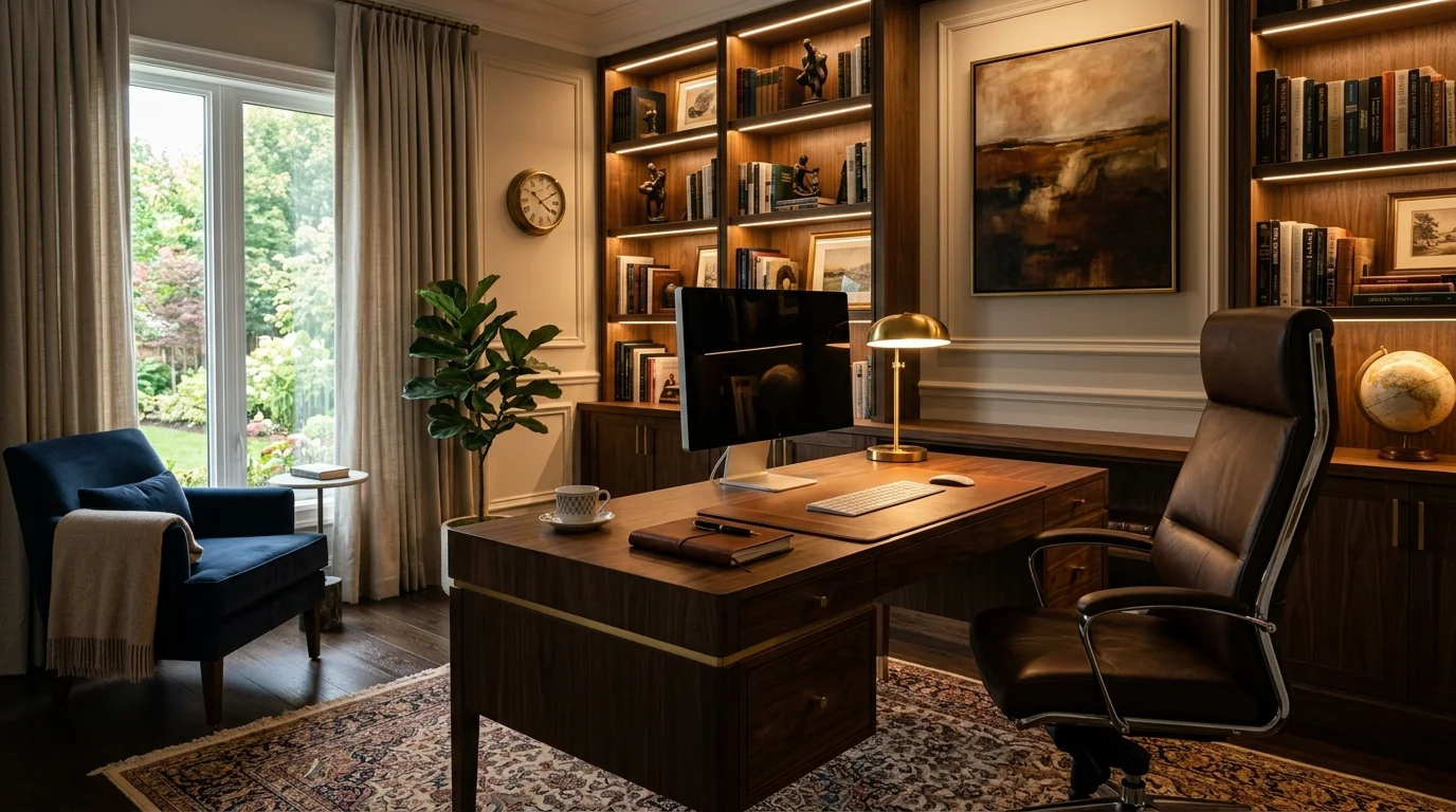 Efficient Home Office Setup Ideas for Working from Home Comfort inspiration image 13