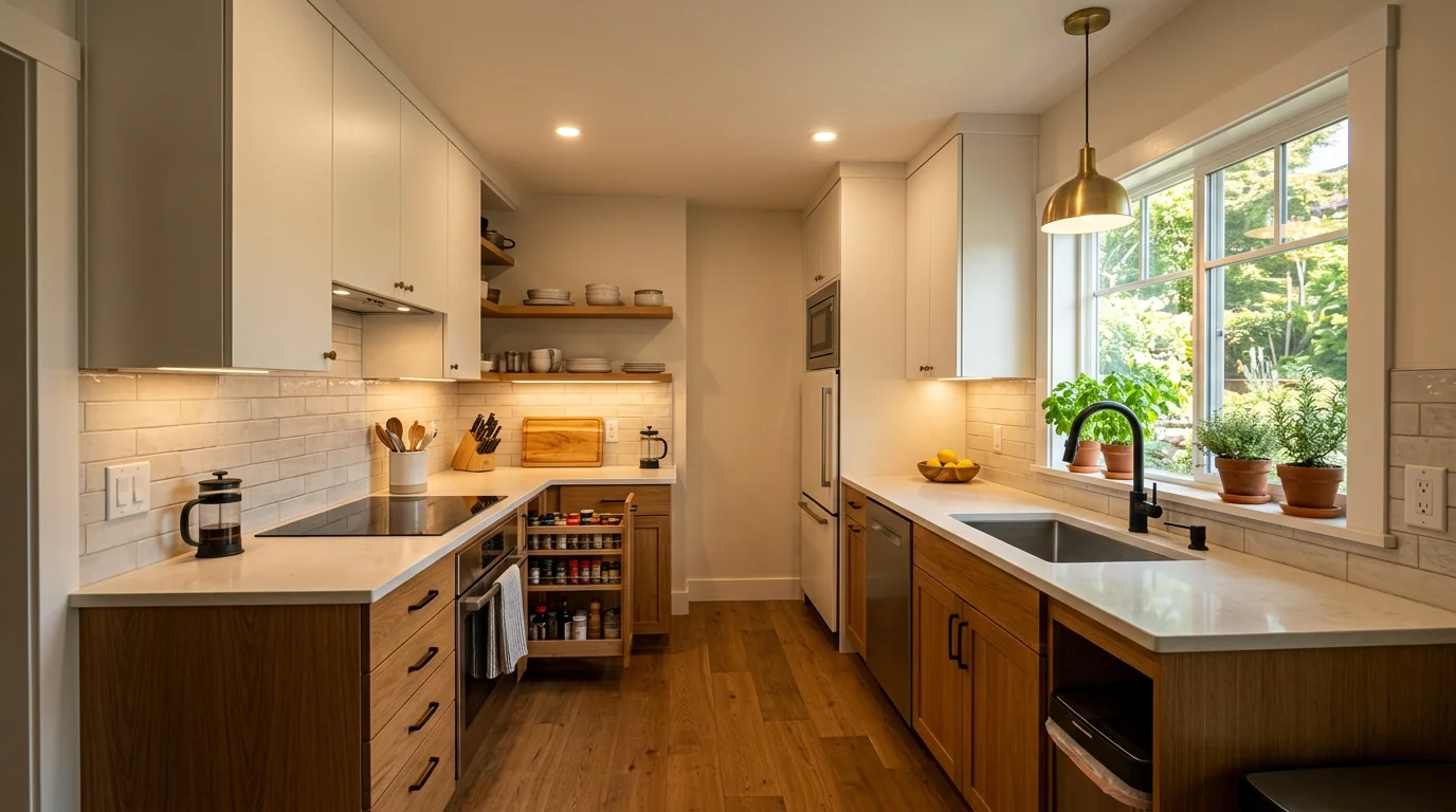 Efficient Small Kitchen Remodel Ideas for a Fresh Cookspace inspiration image 13