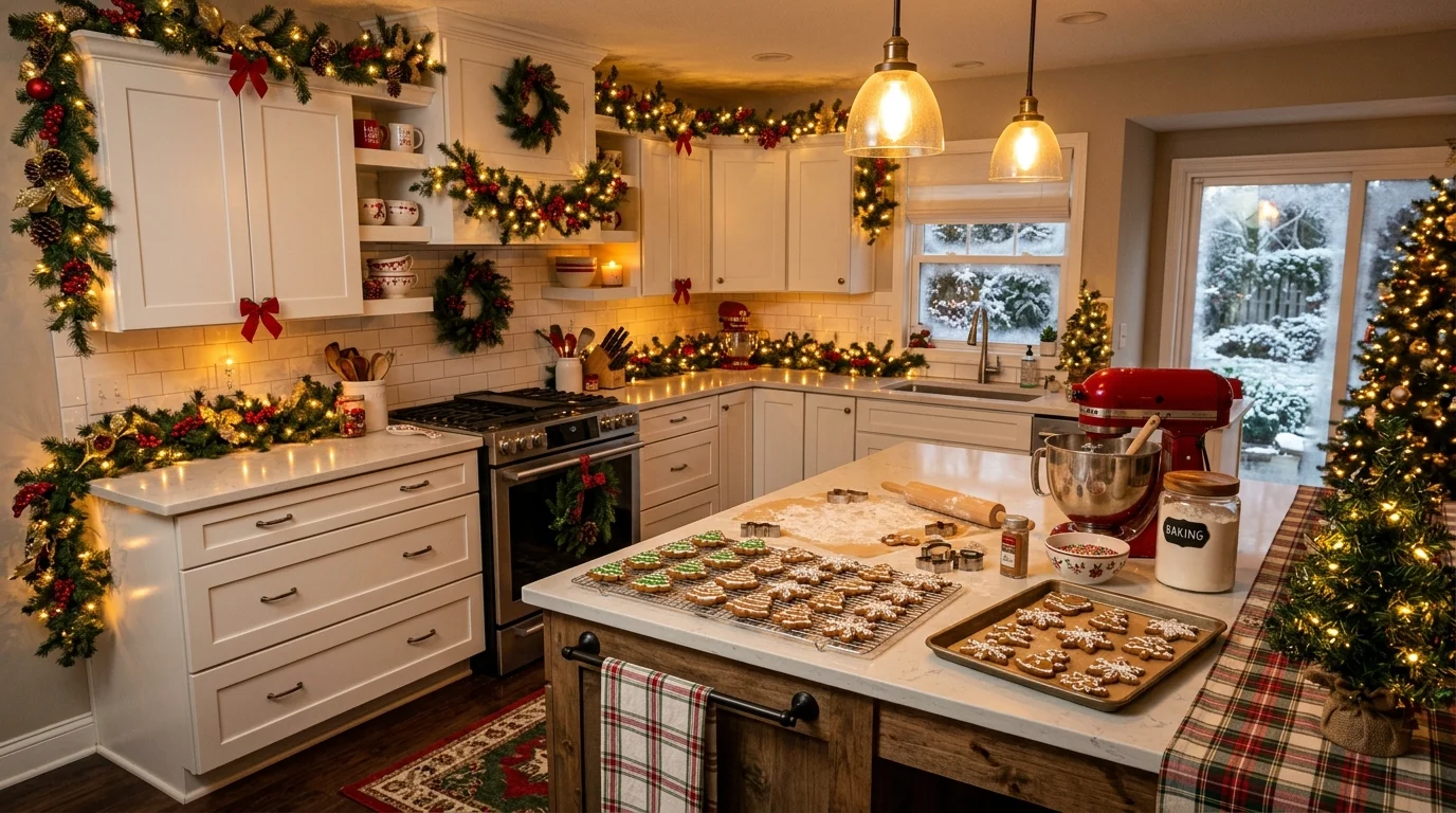Festive Christmas Kitchen Decor Ideas for Holiday Baking Cheer inspiration image 1