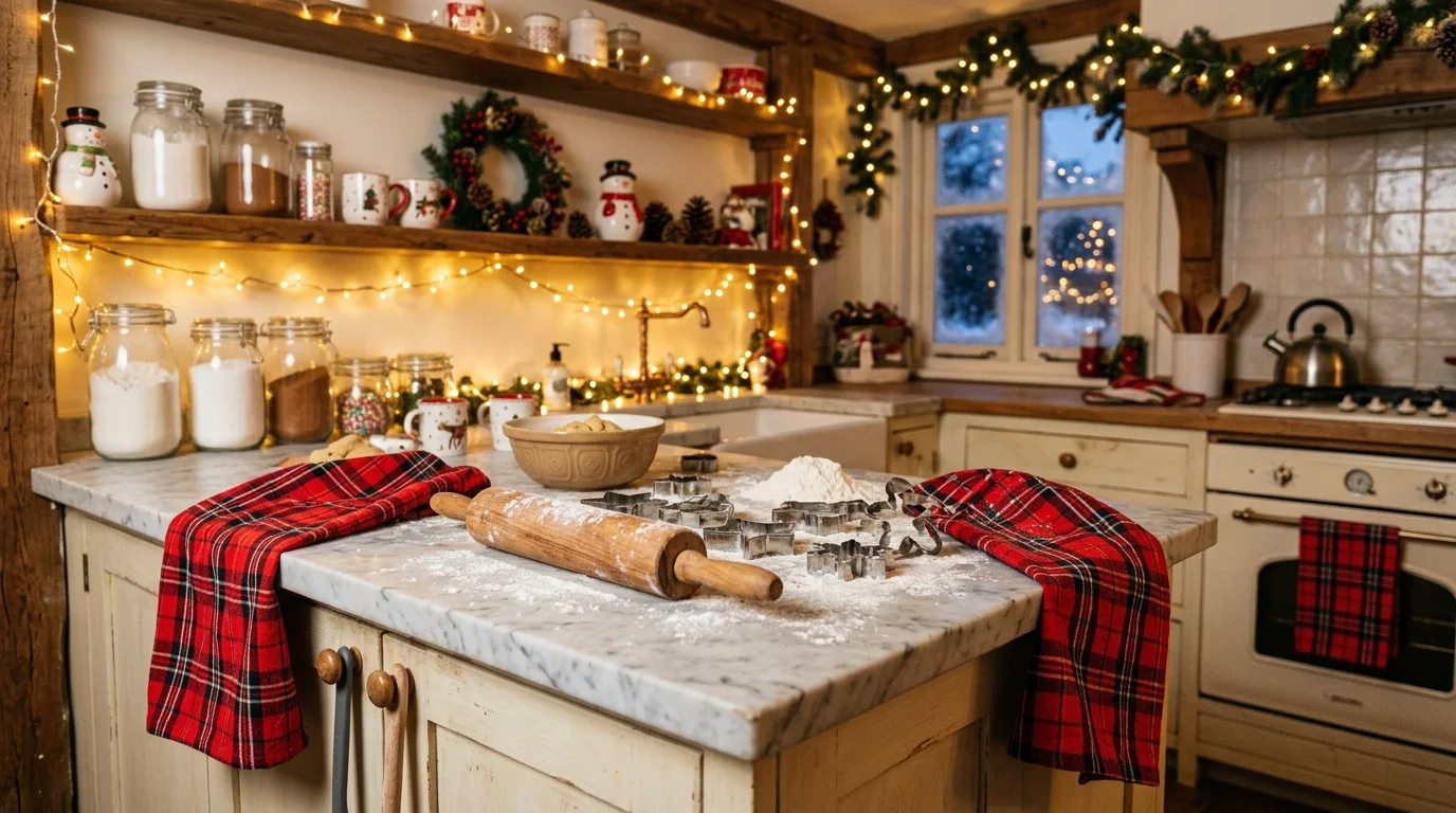 Festive Christmas Kitchen Decor Ideas for Holiday Baking Cheer inspiration image 2