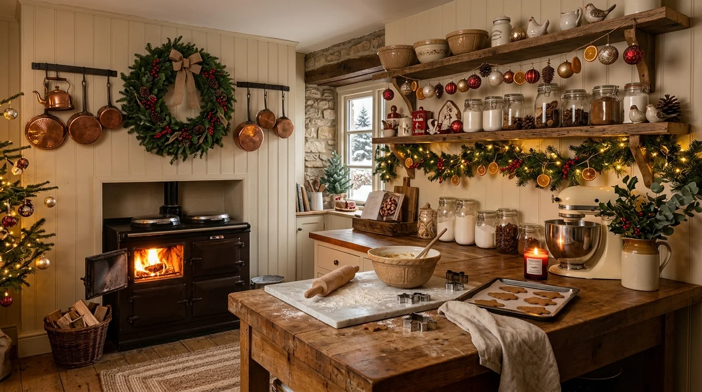Festive Christmas Kitchen Decor Ideas for Holiday Baking Cheer inspiration image 3