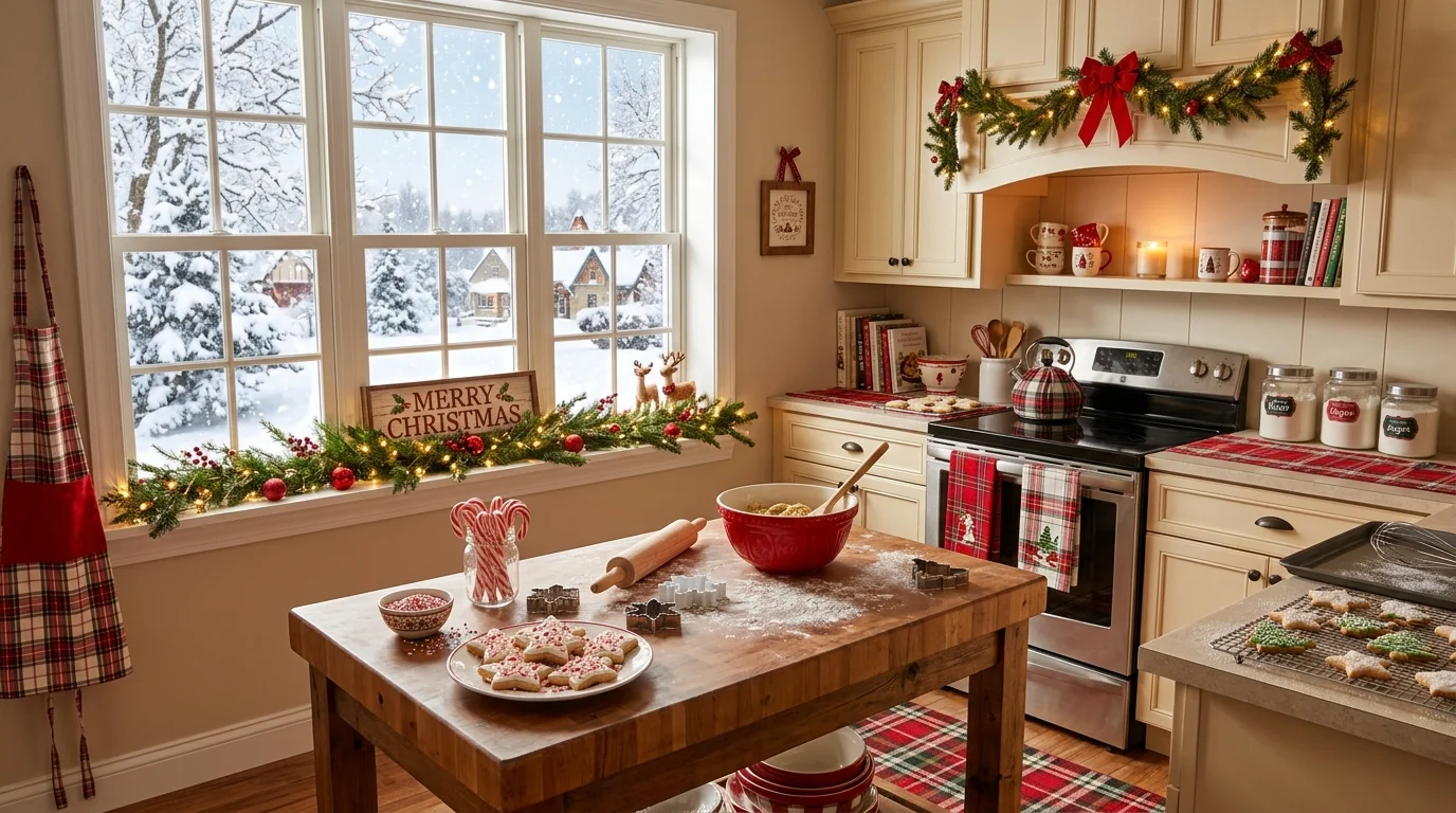 Festive Christmas Kitchen Decor Ideas for Holiday Baking Cheer inspiration image 10