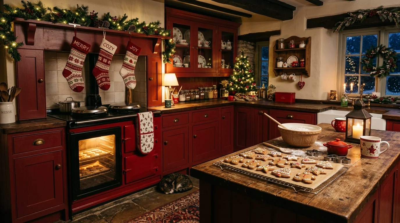 Festive Christmas Kitchen Decor Ideas for Holiday Baking Cheer inspiration image 11