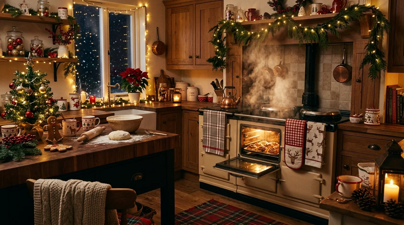 Festive Christmas Kitchen Decor Ideas for Holiday Baking Cheer inspiration image 13