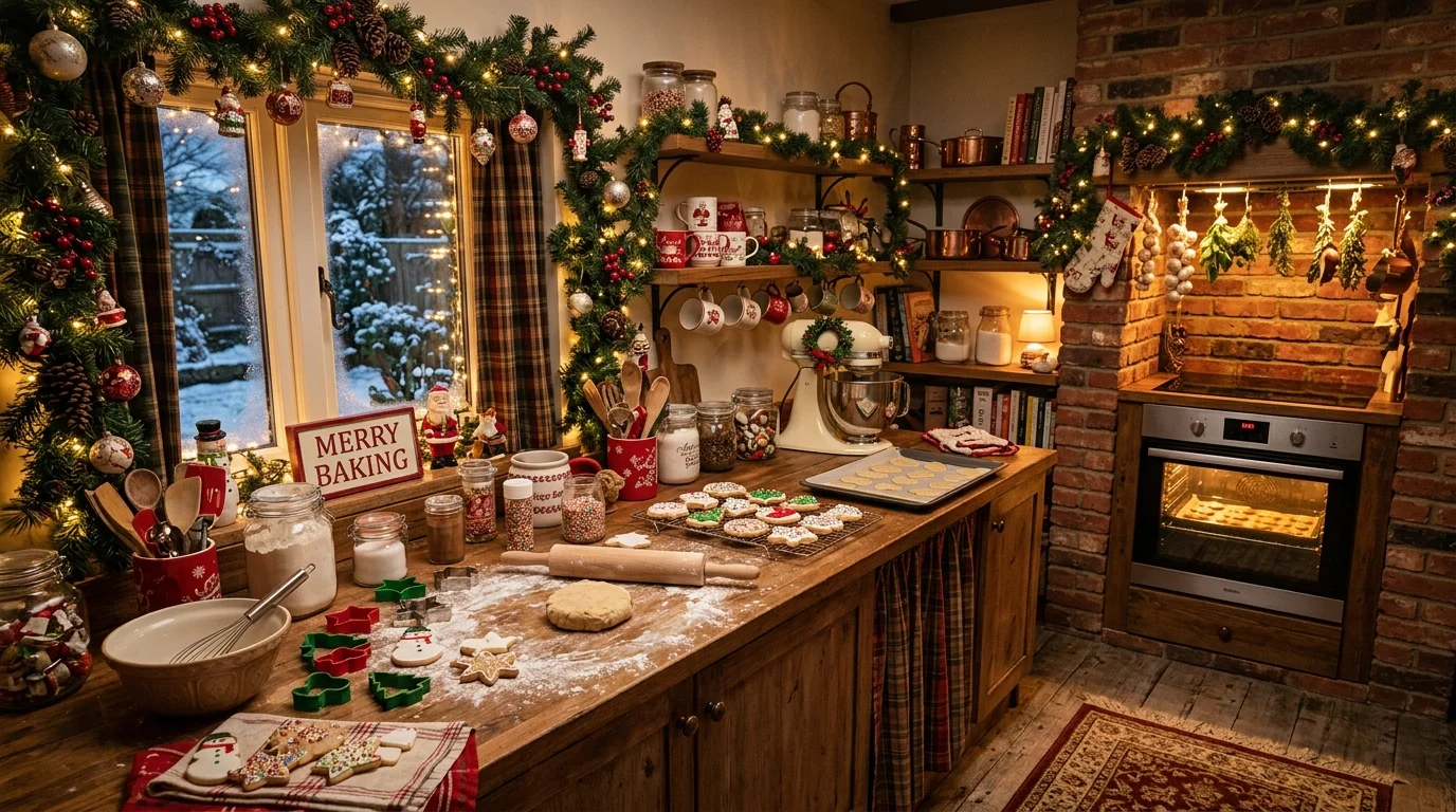 Festive Christmas Kitchen Decor Ideas for Holiday Baking Cheer inspiration image 14