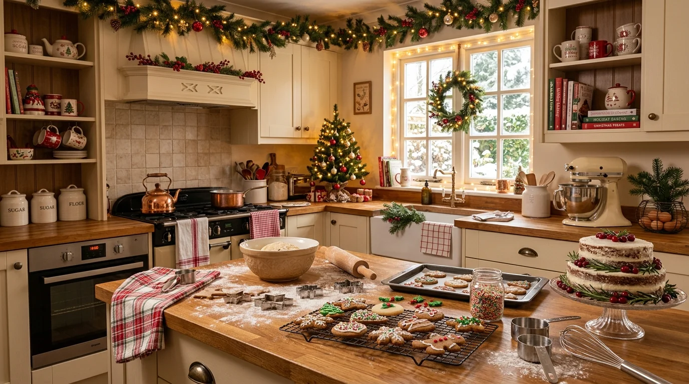 Festive Christmas Kitchen Decor Ideas for Holiday Baking Cheer inspiration image 15