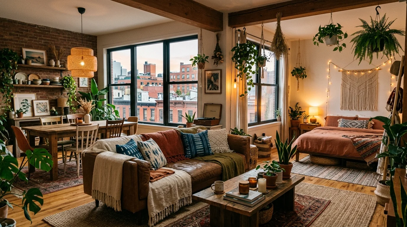 Free-Spirited Boho Apartment Ideas for a Laid Back Urban Home inspiration image 13