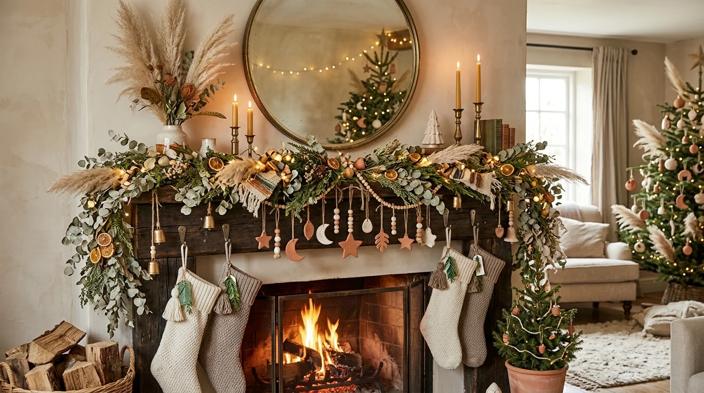Free-Spirited Boho Christmas Decor Ideas for an Eclectic Holiday inspiration image 6