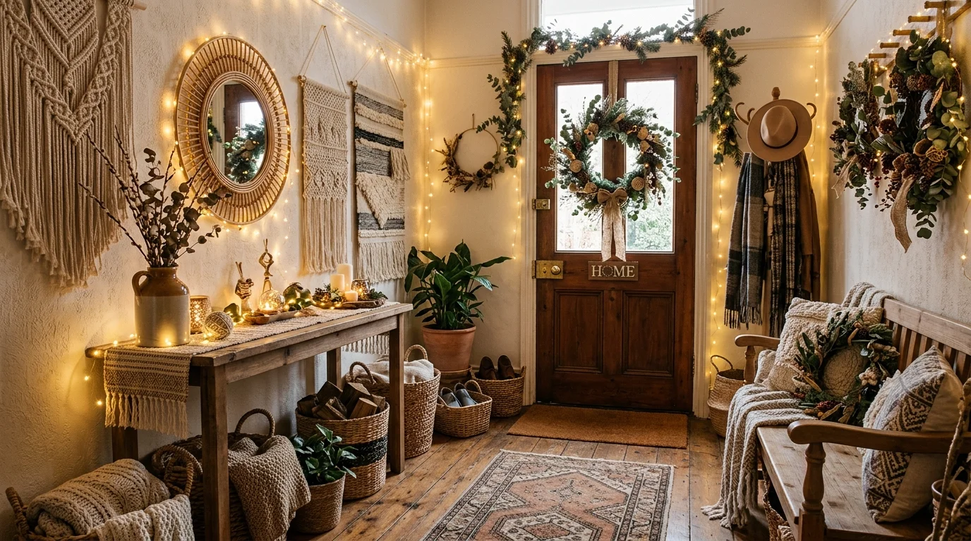 Free-Spirited Boho Christmas Decor Ideas for an Eclectic Holiday inspiration image 9